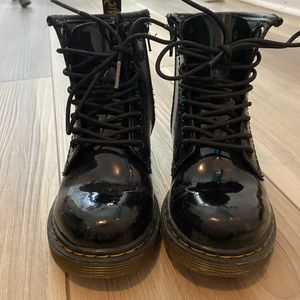 Size 11 Black Dr. Martens boots for toddler girl